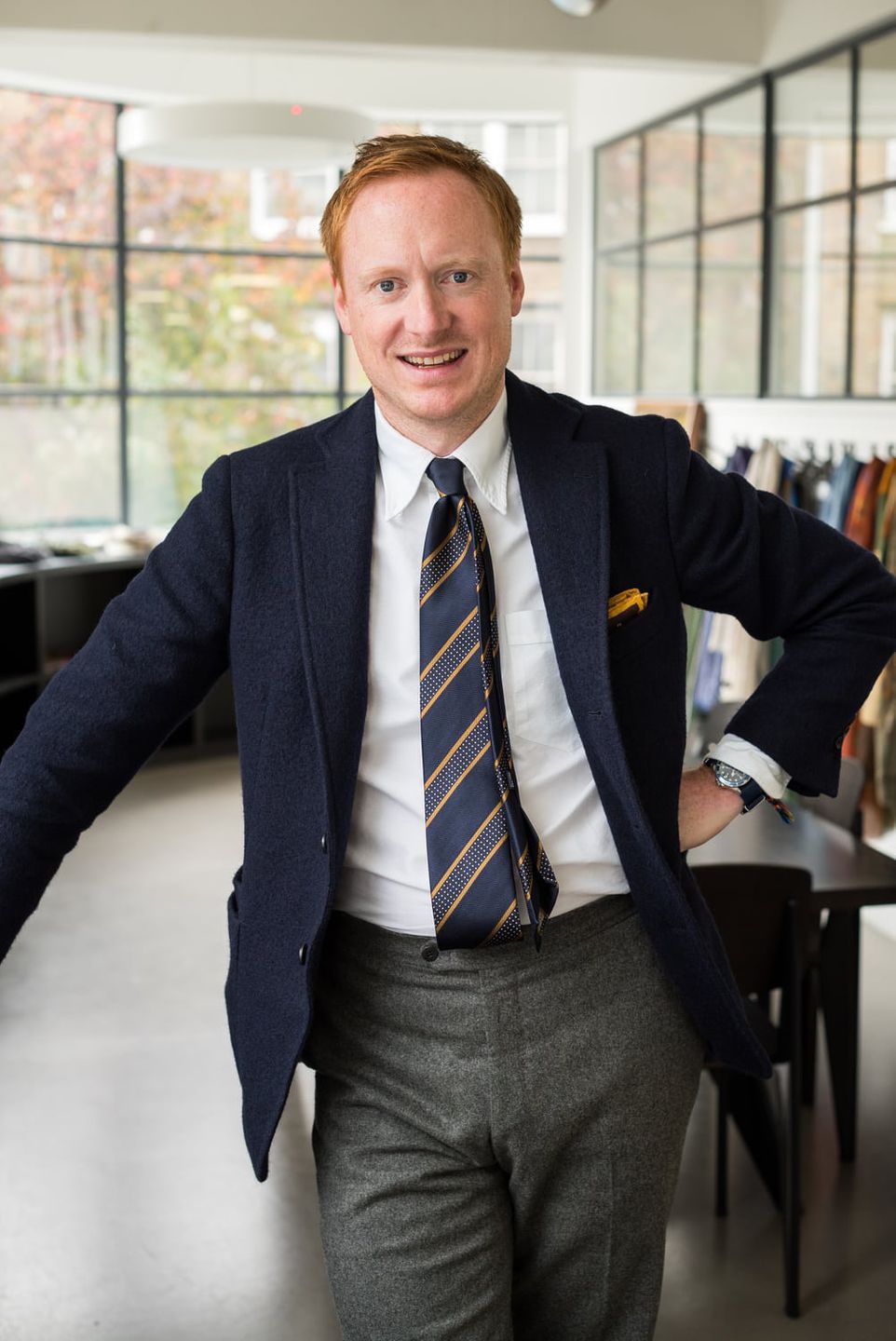 Drakes Creative Director Michael Hill