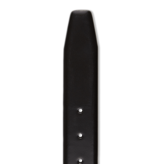 black plain belt
