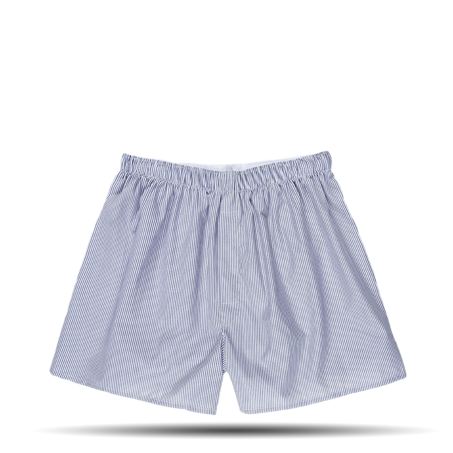 Sunspel - Navy Blue Pinstripe Boxer Short | Baltzar