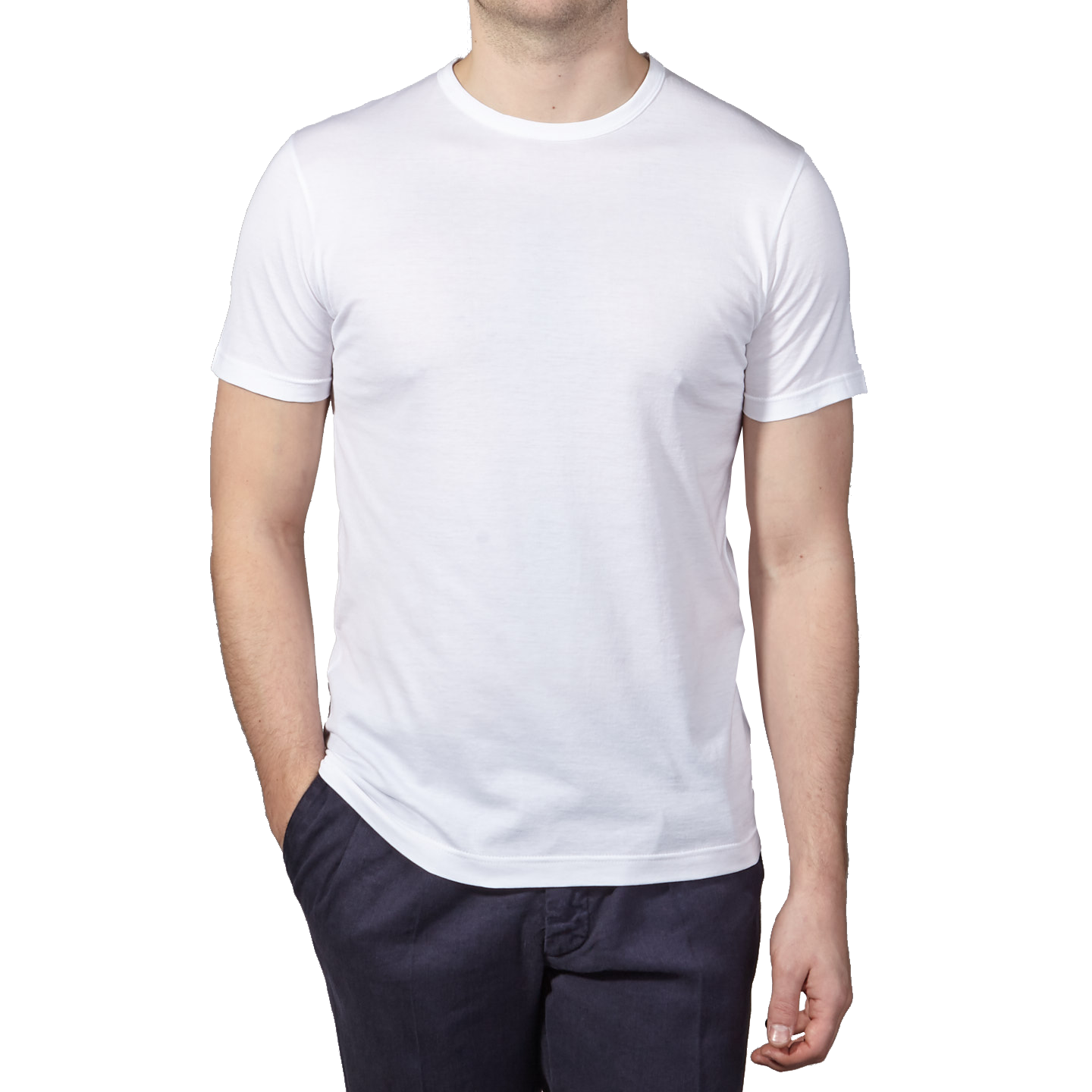 Sunspel - White Classic Crew Neck T-Shirt | Baltzar