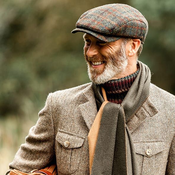 Wigéns Harris Tweed Caps at Baltzar.com