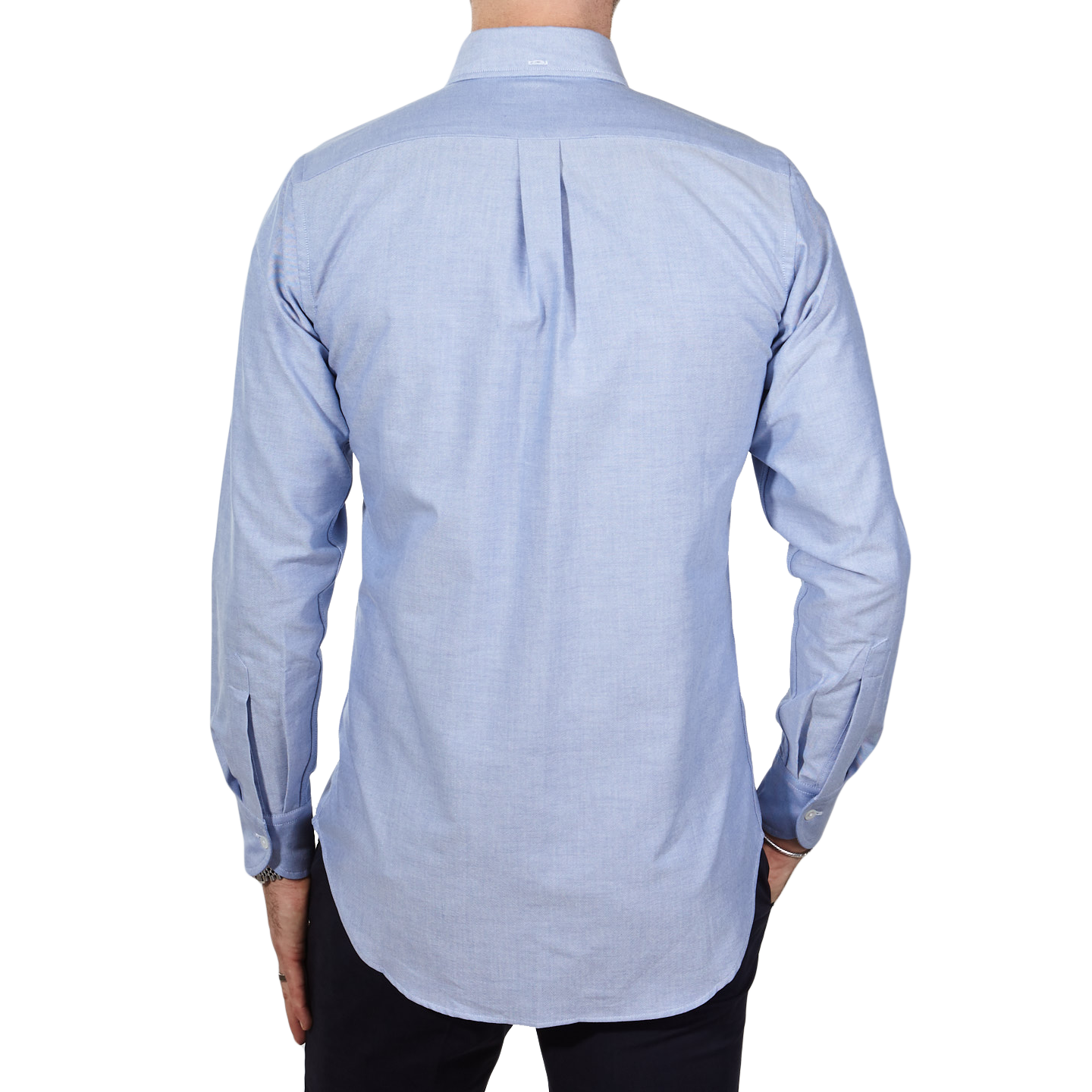 Drake's - Blue Oxford Classic Pinpoint Button Down Shirt | Baltzar