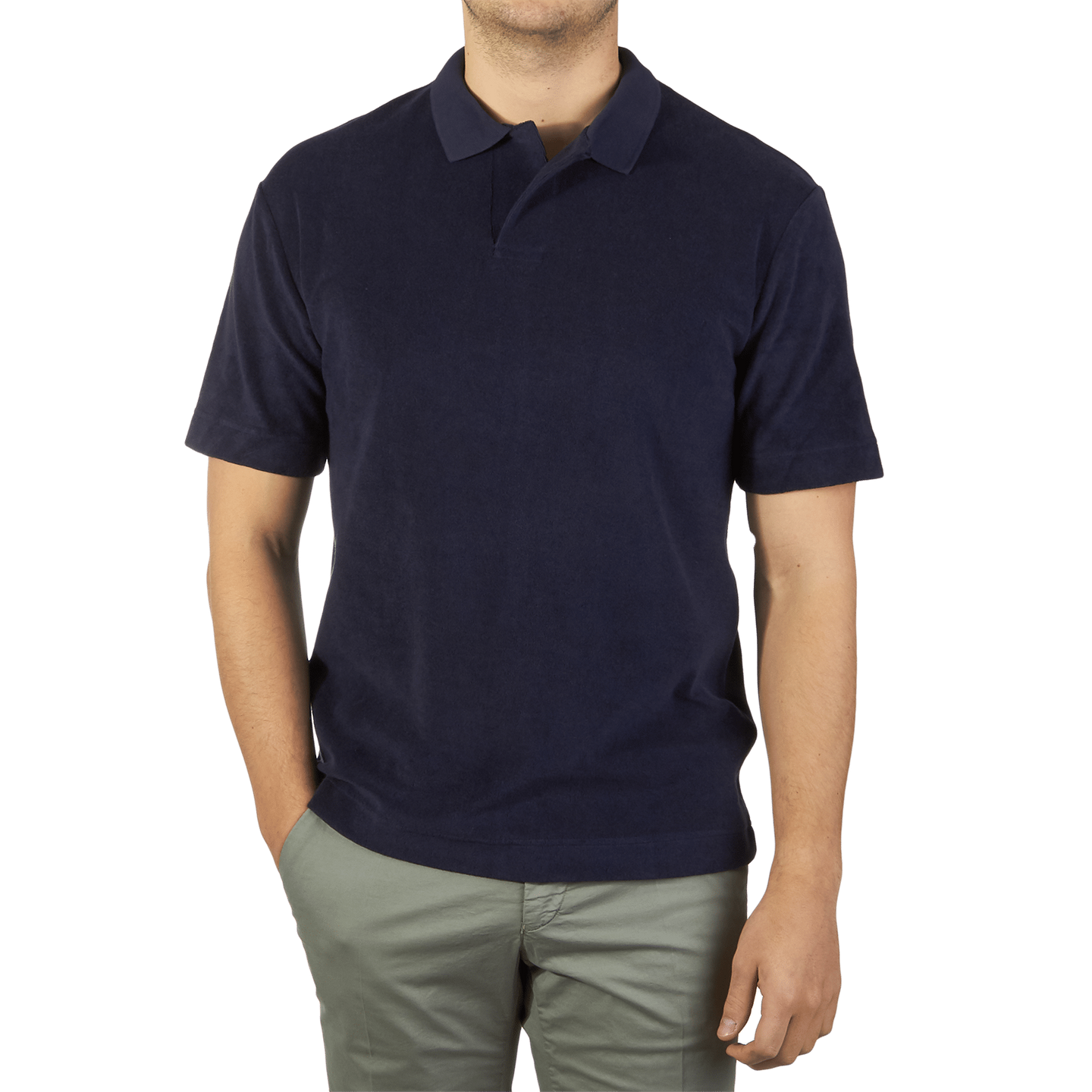 bermudas de gabardina