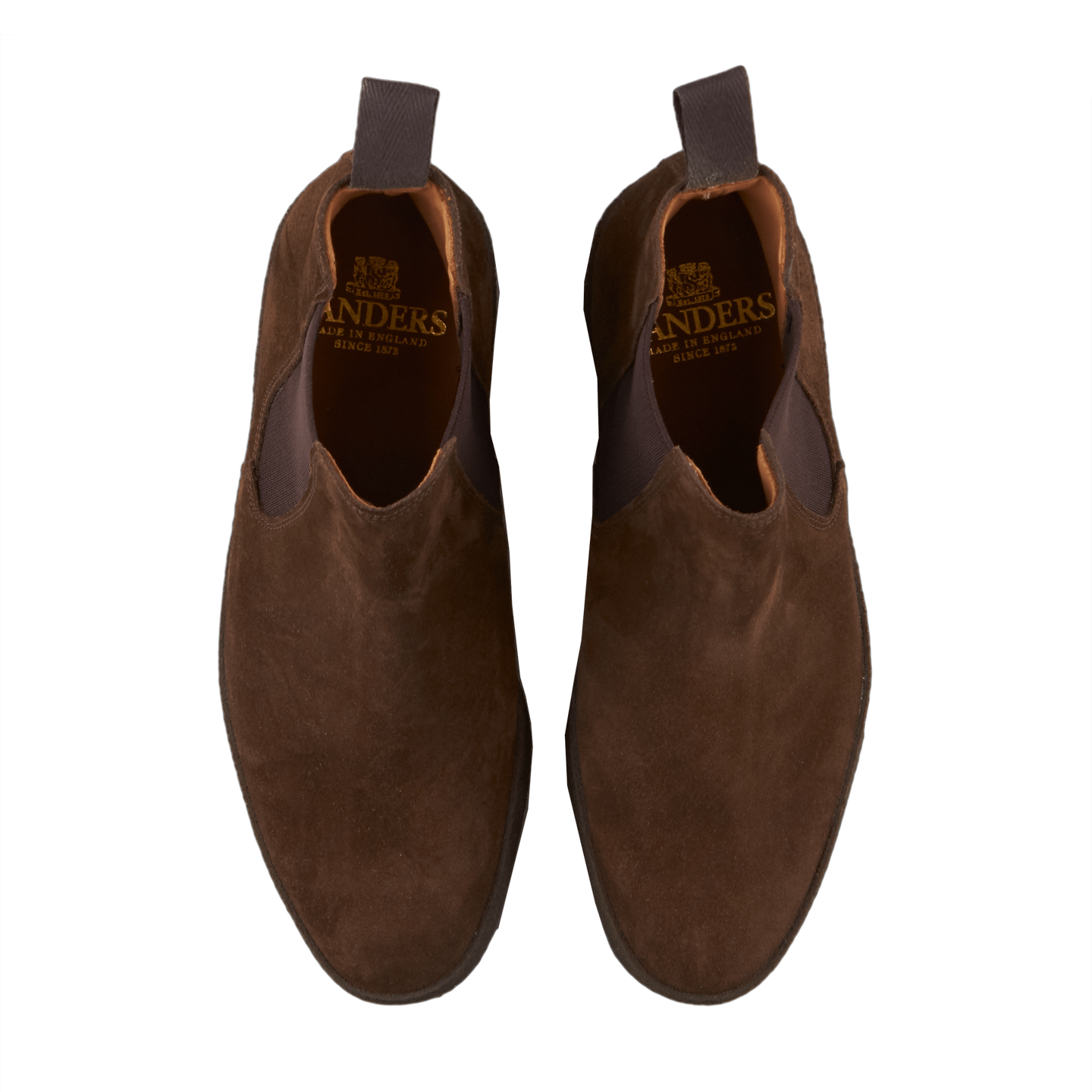chocolate suede chelsea boots