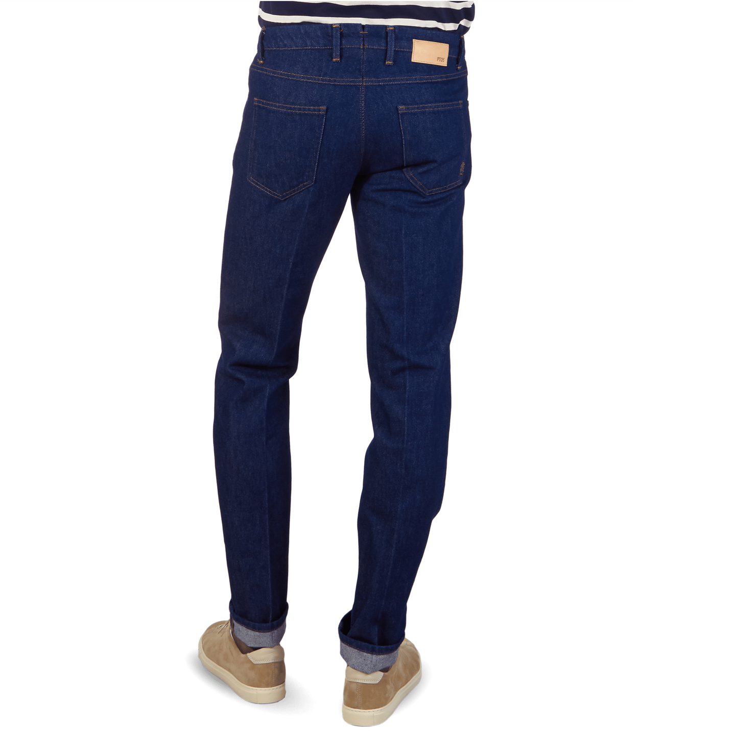 navy blue cotton jeans