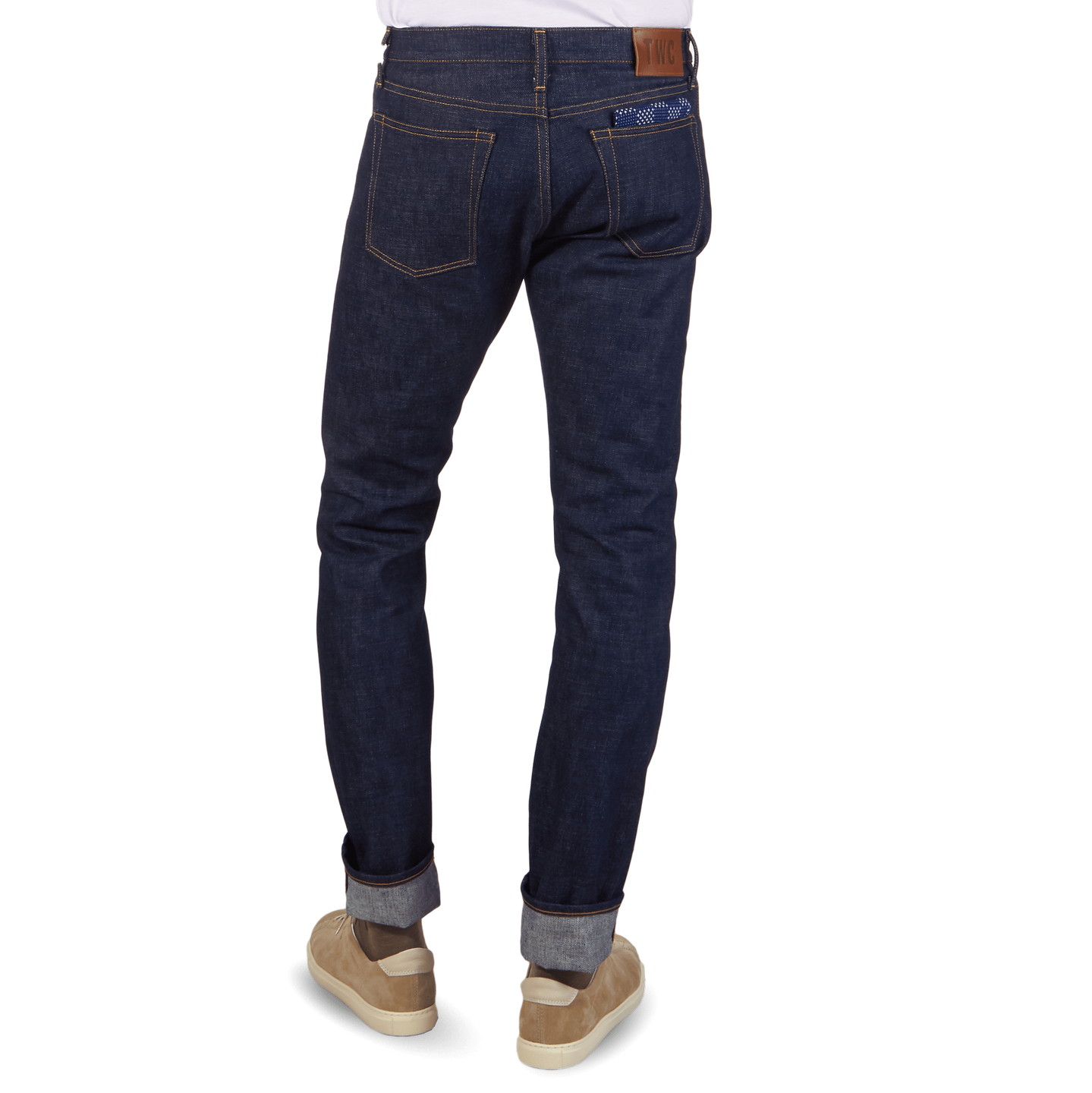 blue selvedge jeans