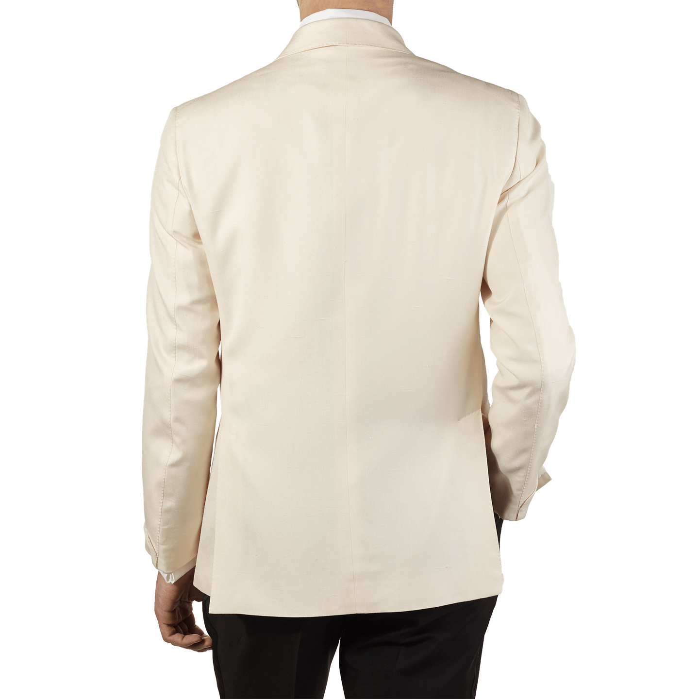 cream shawl collar dinner jacket