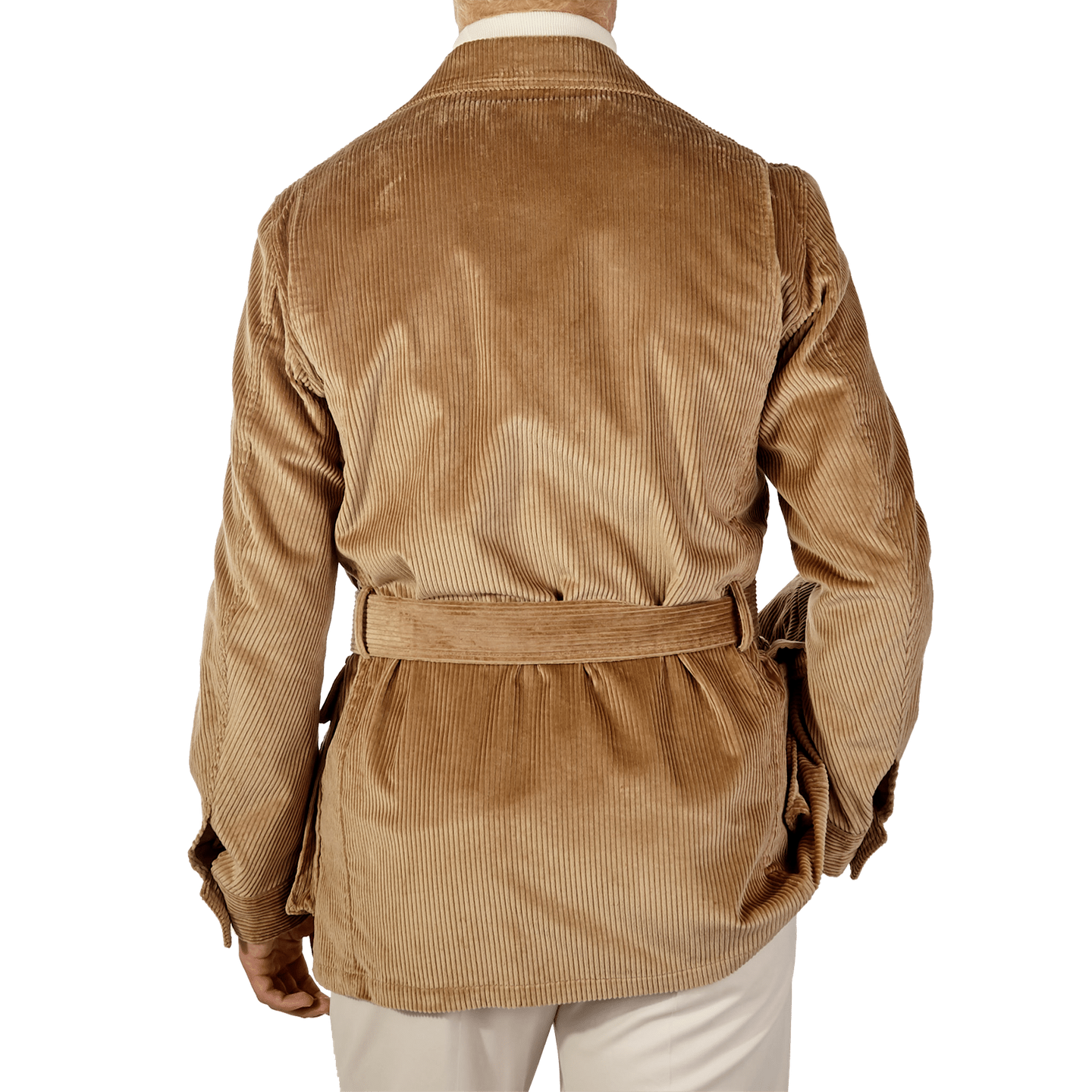 corduroy belted jacket