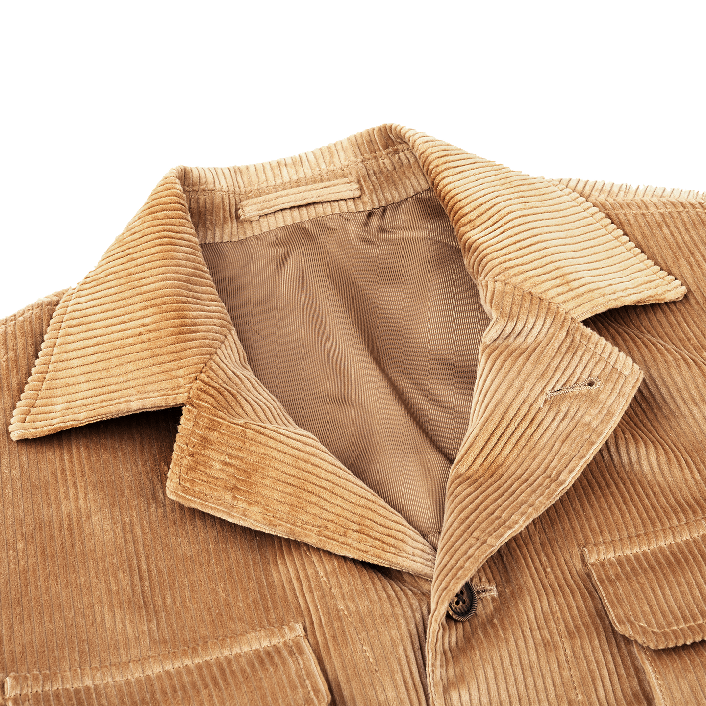 Ring Jacket Belted Corduroy Safari Jacket Baltzar