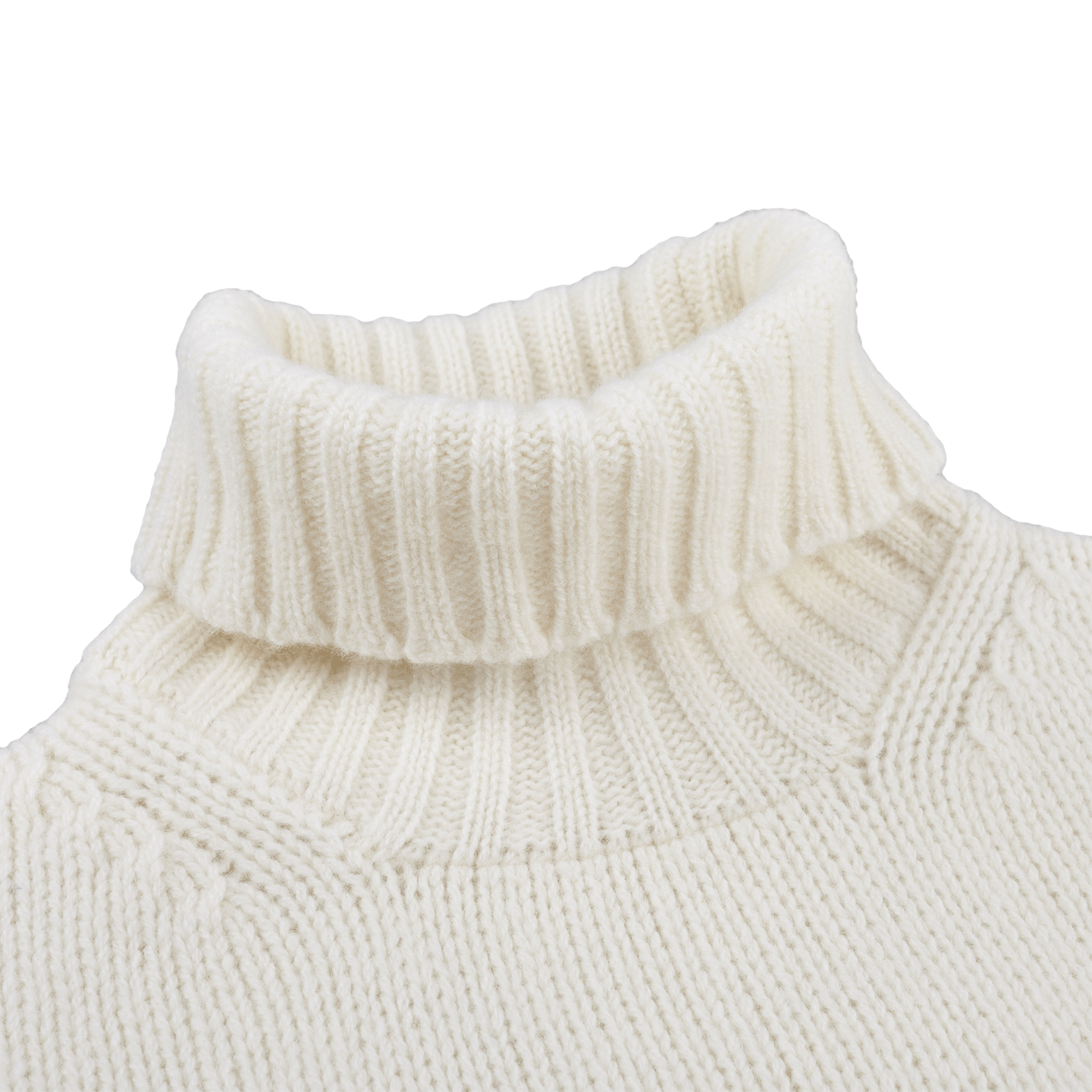 lambswool roll neck