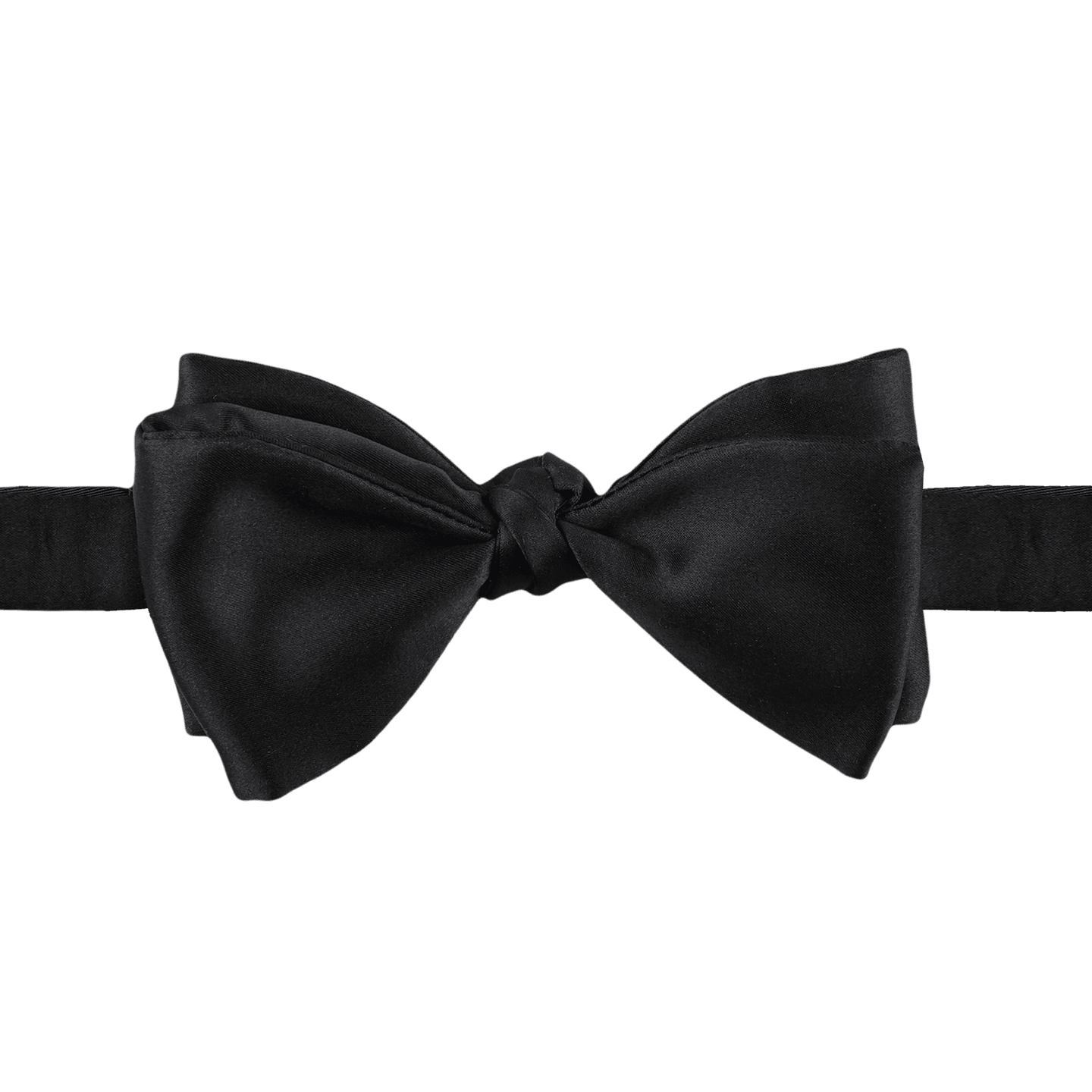 Amanda Christensen - Black Silk Self Tie Bow Tie | Baltzar