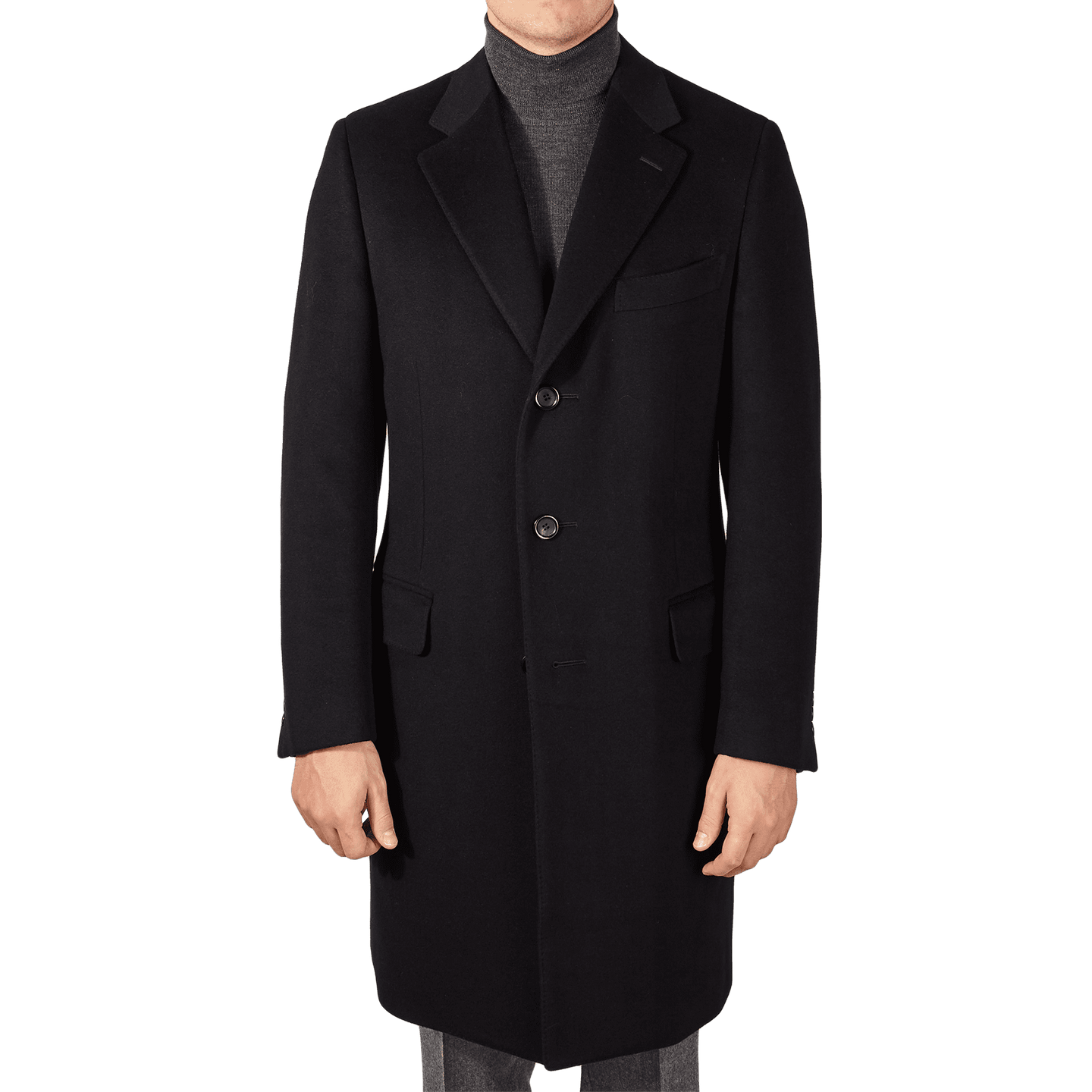 Tagliatore - Navy Wool Overcoat | Baltzar - Fine Clothes for Men