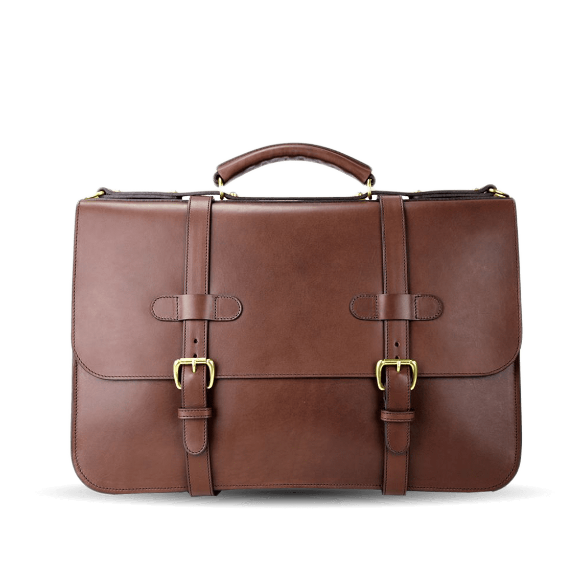 Frank Clegg - Chocolate English Briefcase | Baltzar