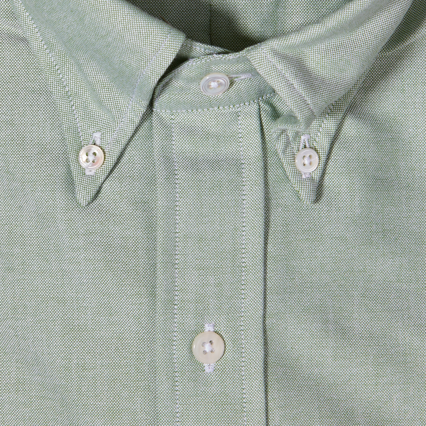 Drake's - Green Oxford Regular Fit Button Down Shirt | Baltzar