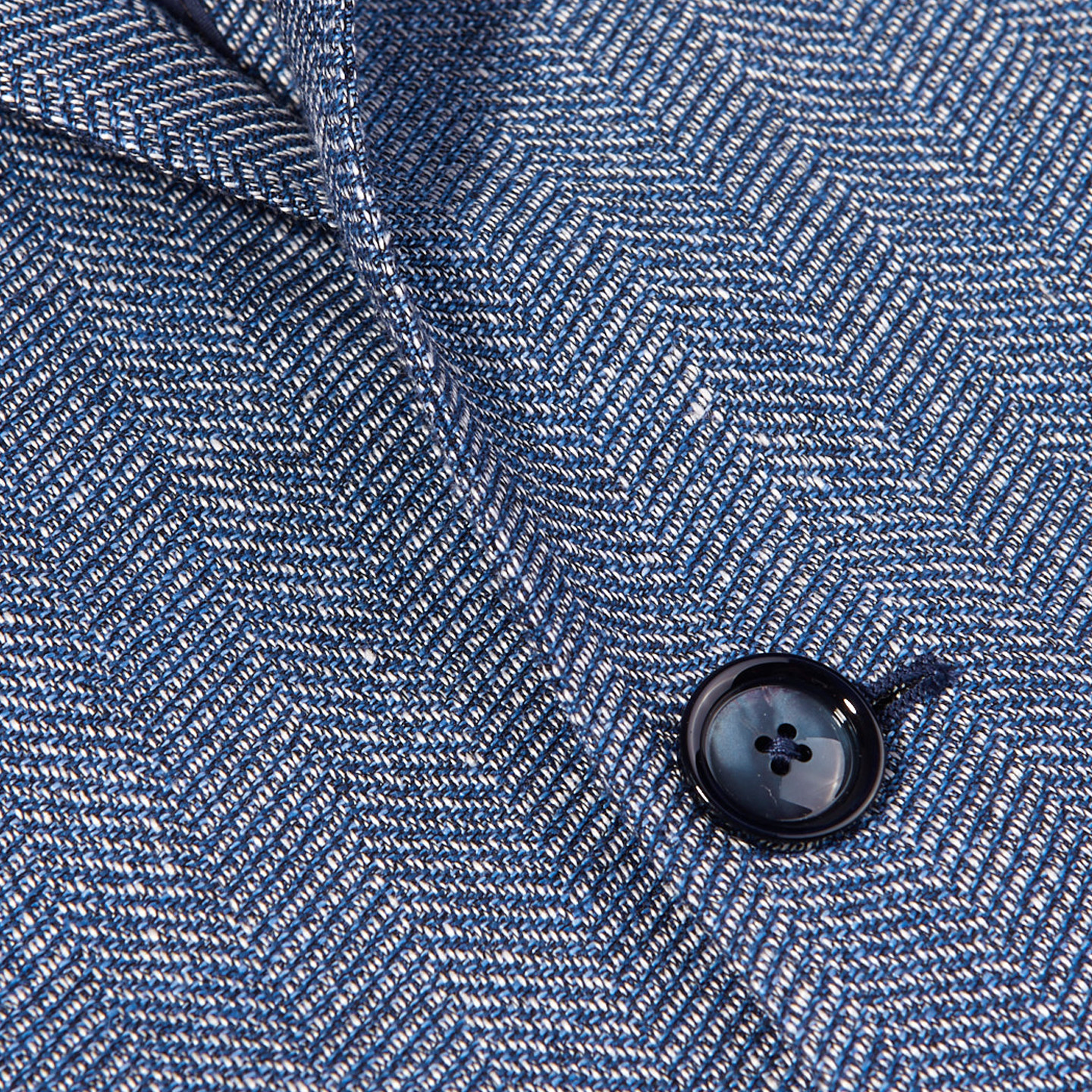 blue herringbone blazer