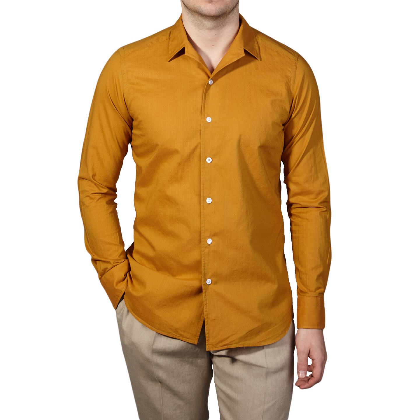 mustard on shirt