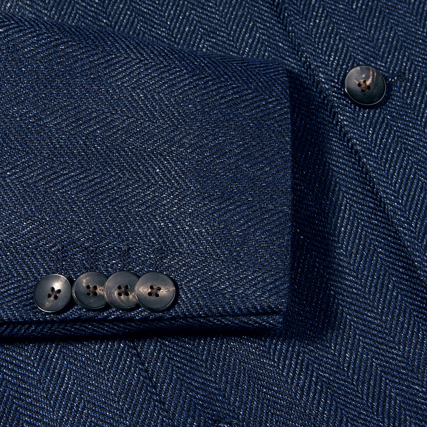 navy herringbone blazer