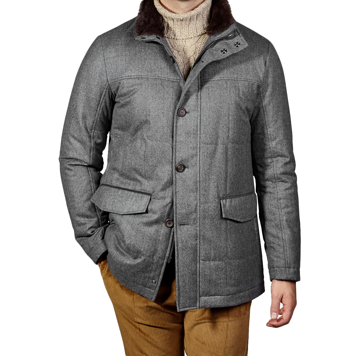 wool light jacket