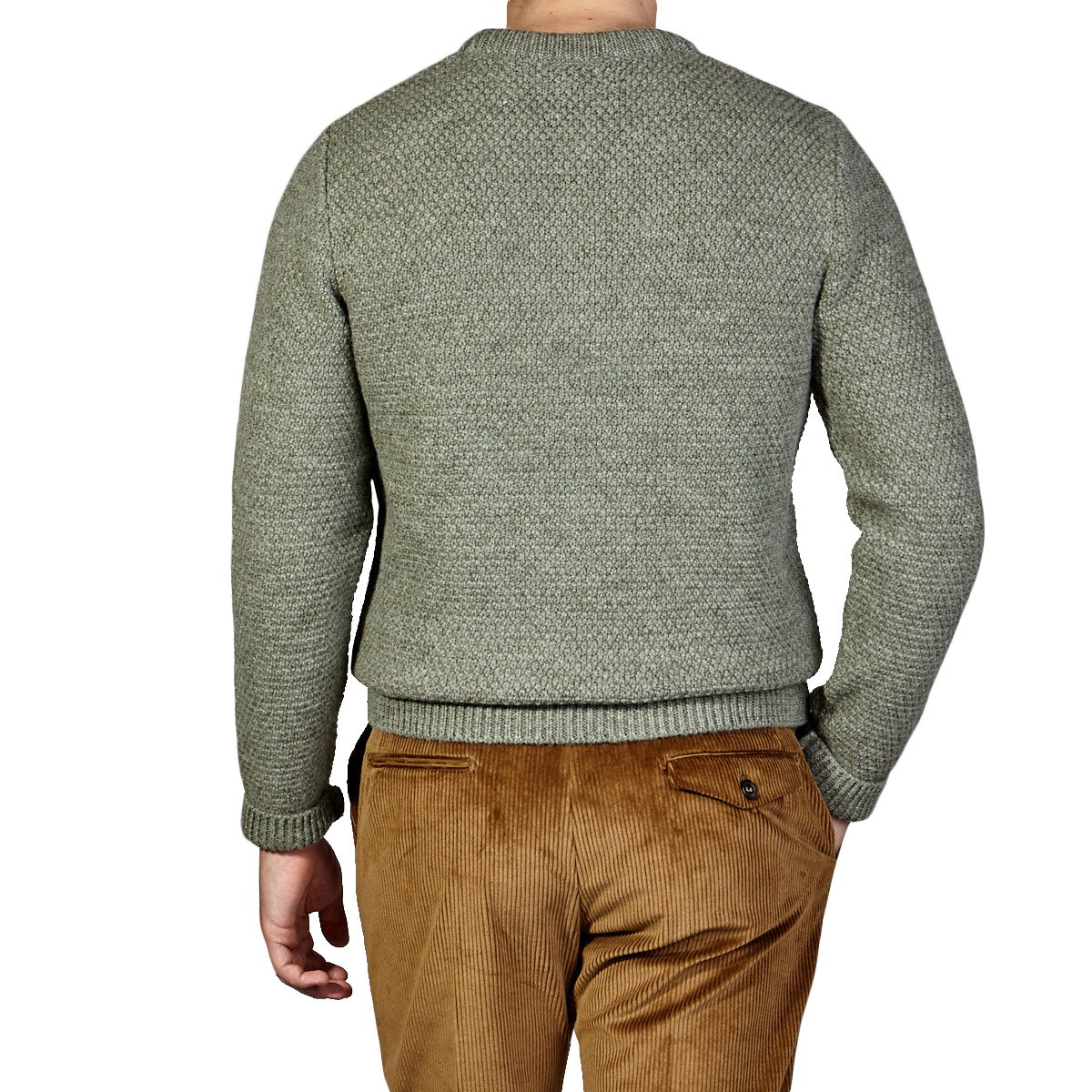 chunky crew neck jumper