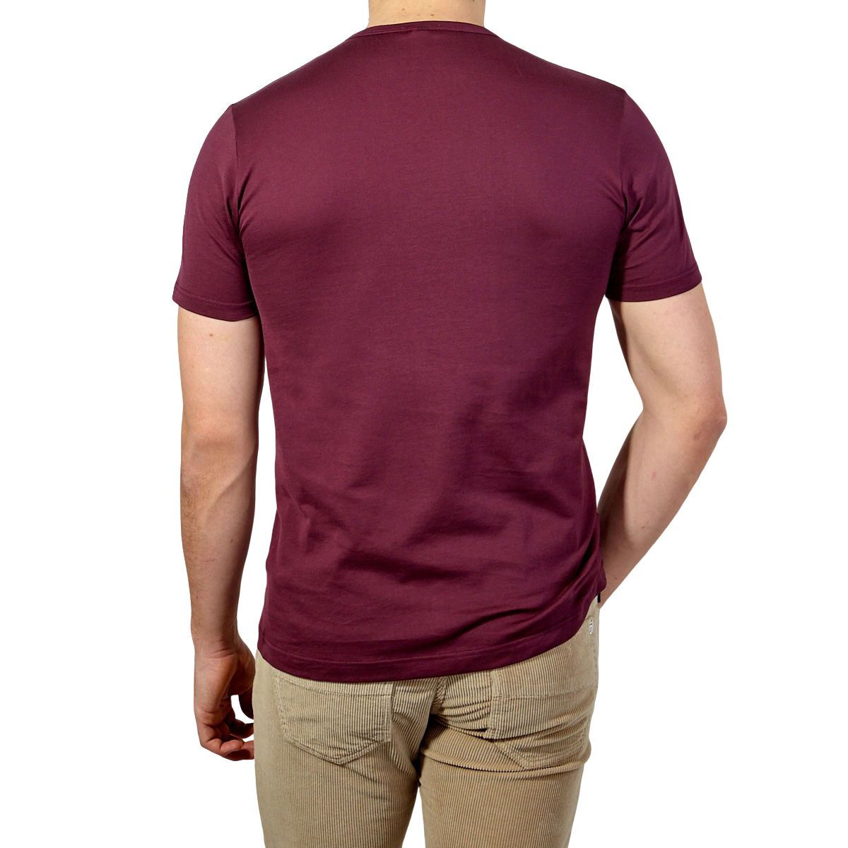 Sunspel - Maroon Classic Cotton T-Shirt | Baltzar