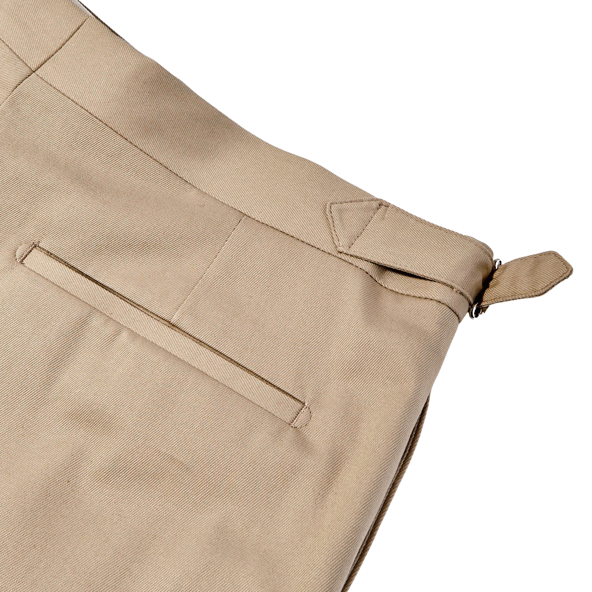 De Petrillo - Beige Cotton Twill Modello A Trousers | Baltzar