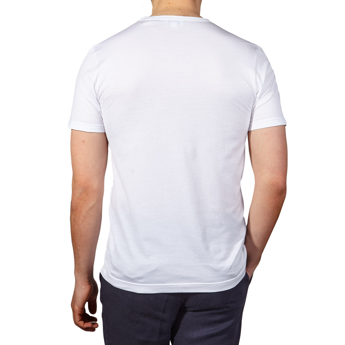 plain white t shirt with collar