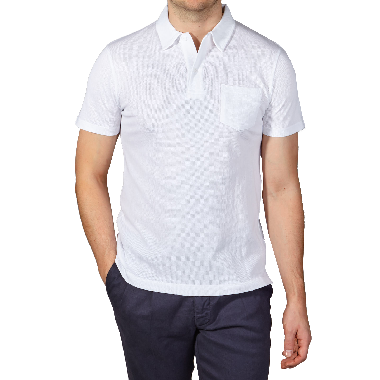 Sunspel - White Cotton Riviera Polo Shirt | Baltzar
