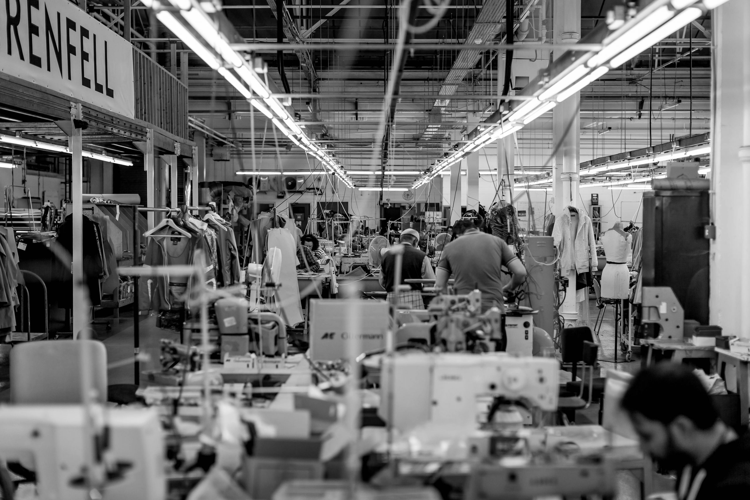 Inside the Grenfell Clothing Factory