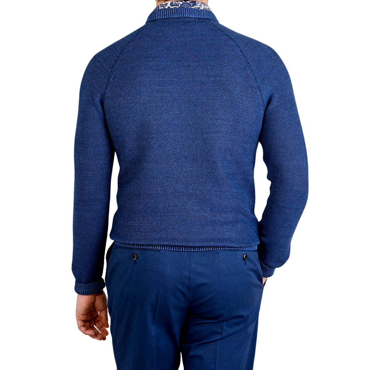 sunspel blue jumper