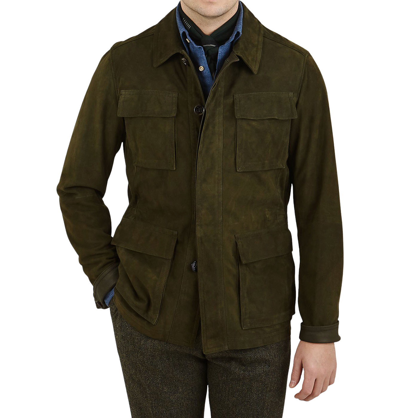 thin suede jacket
