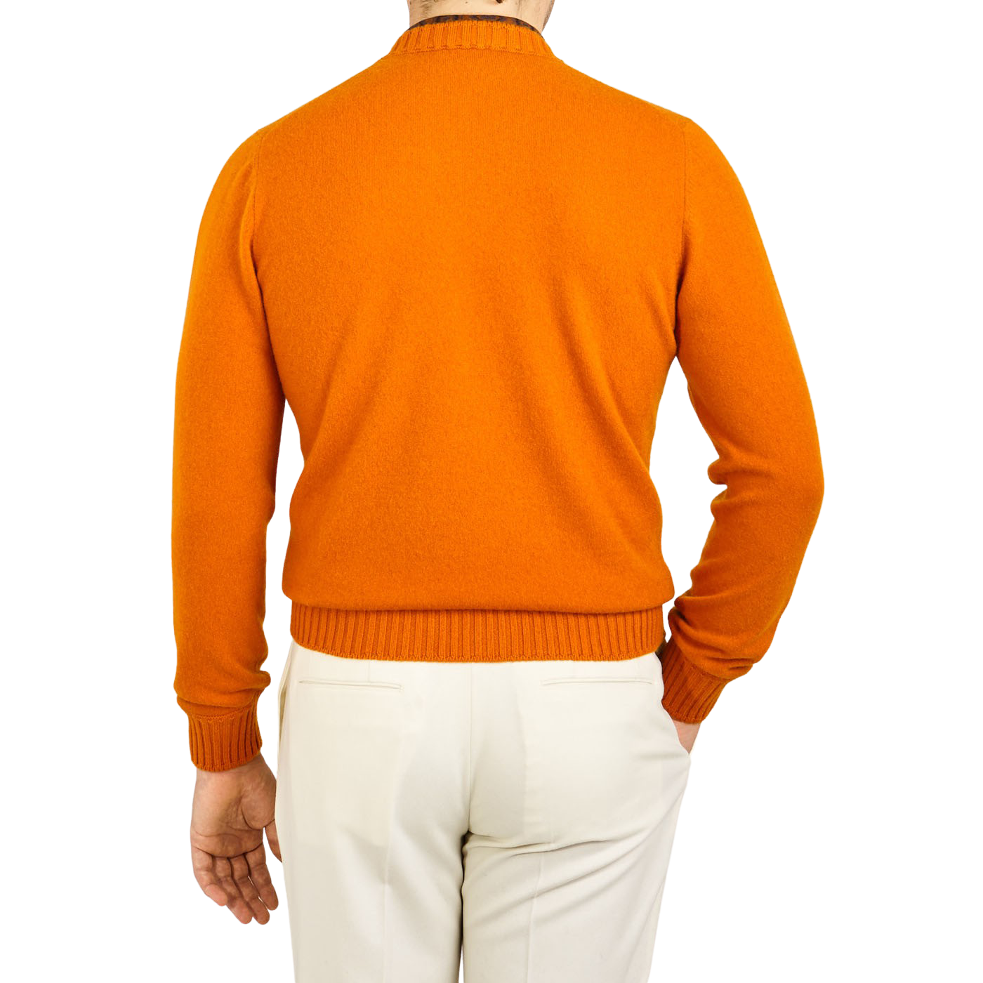 orange crew neck t shirt