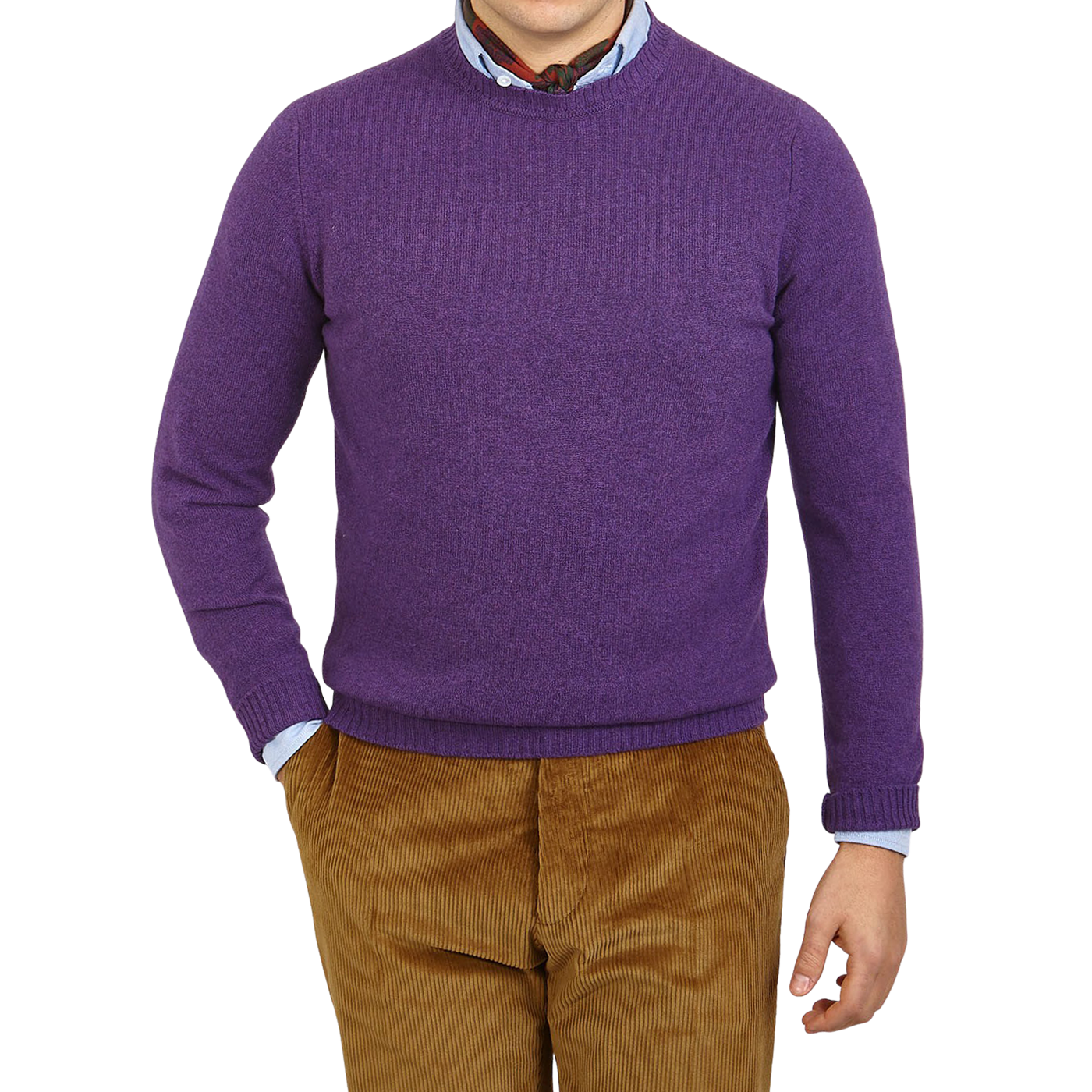 aubergine sweater