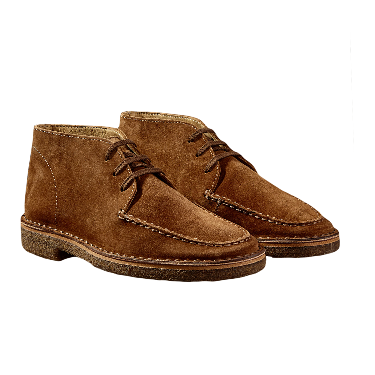 tobacco suede chukka boots