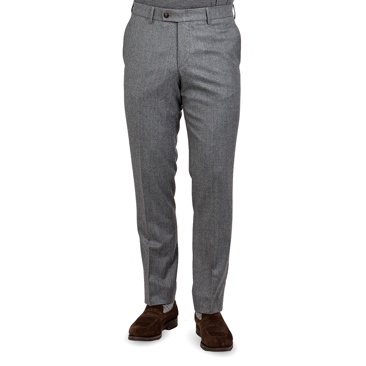 Light Grey Flannel Bogota Trouser 