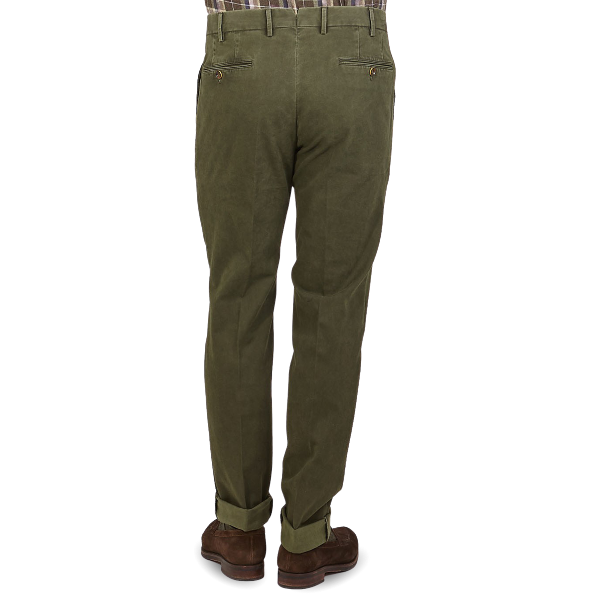 stretch slim fit cotton chino