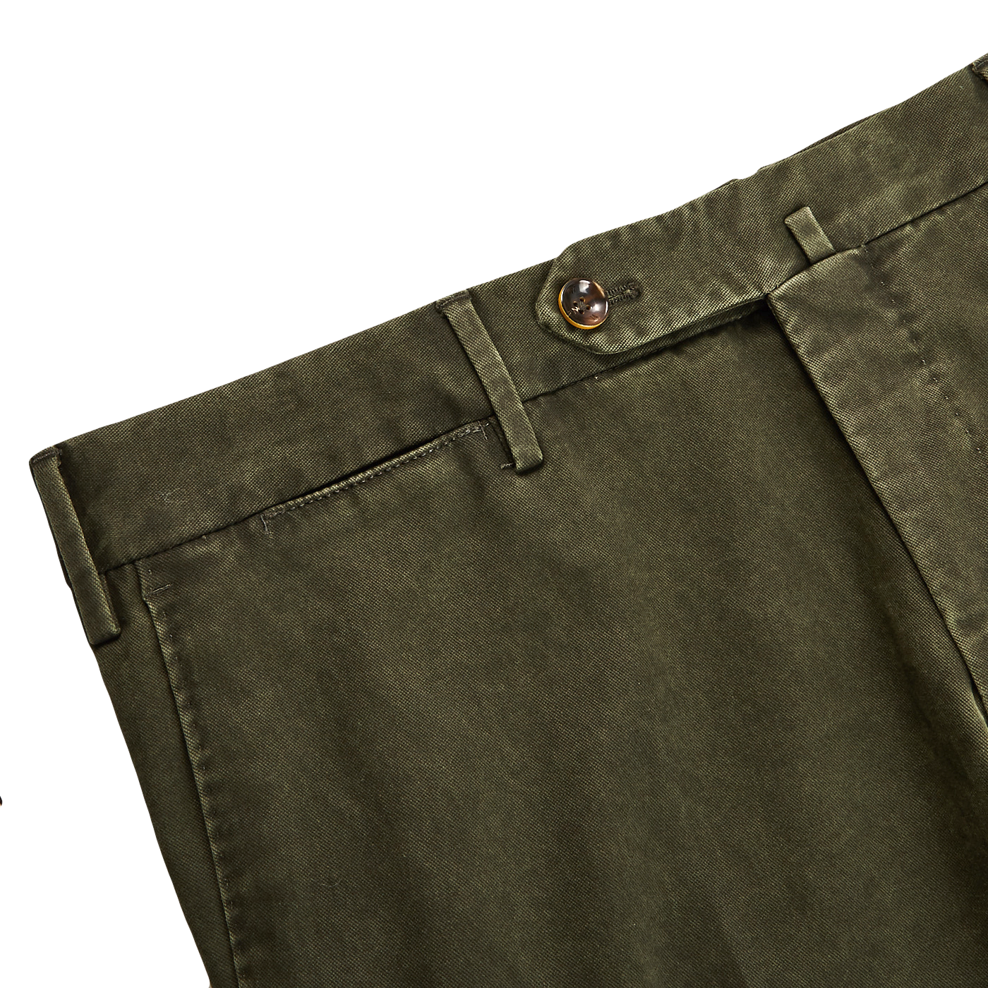 green slim fit chinos