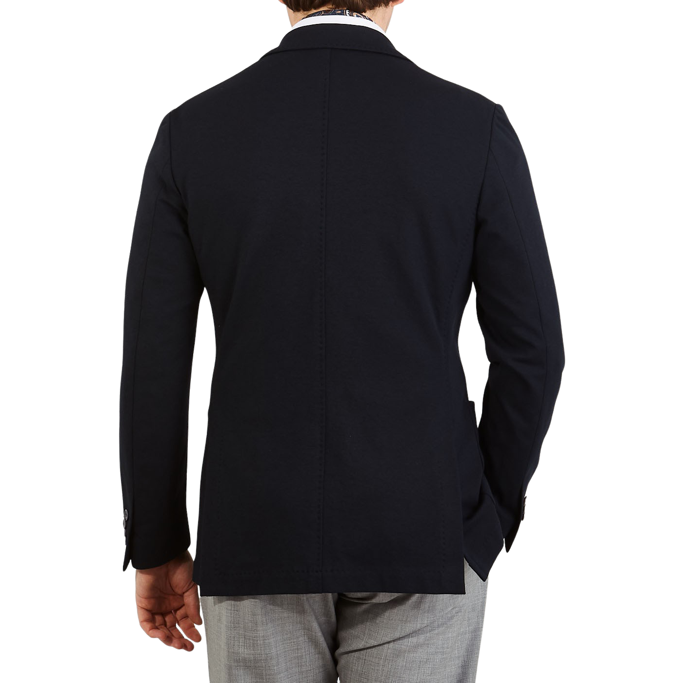 canali navy blazer