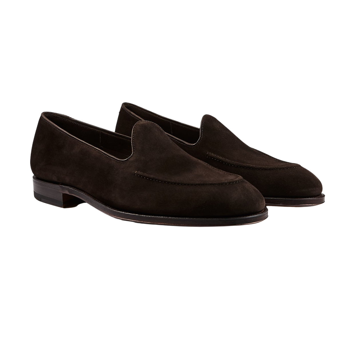 unlined leather slippers