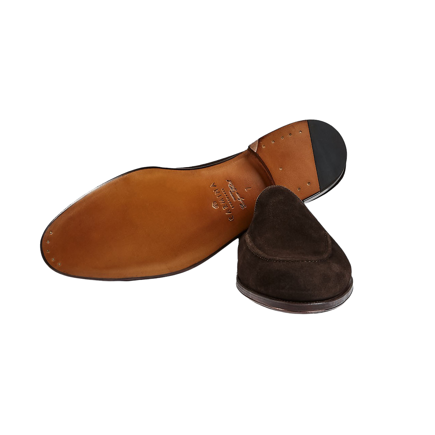 unlined leather slippers