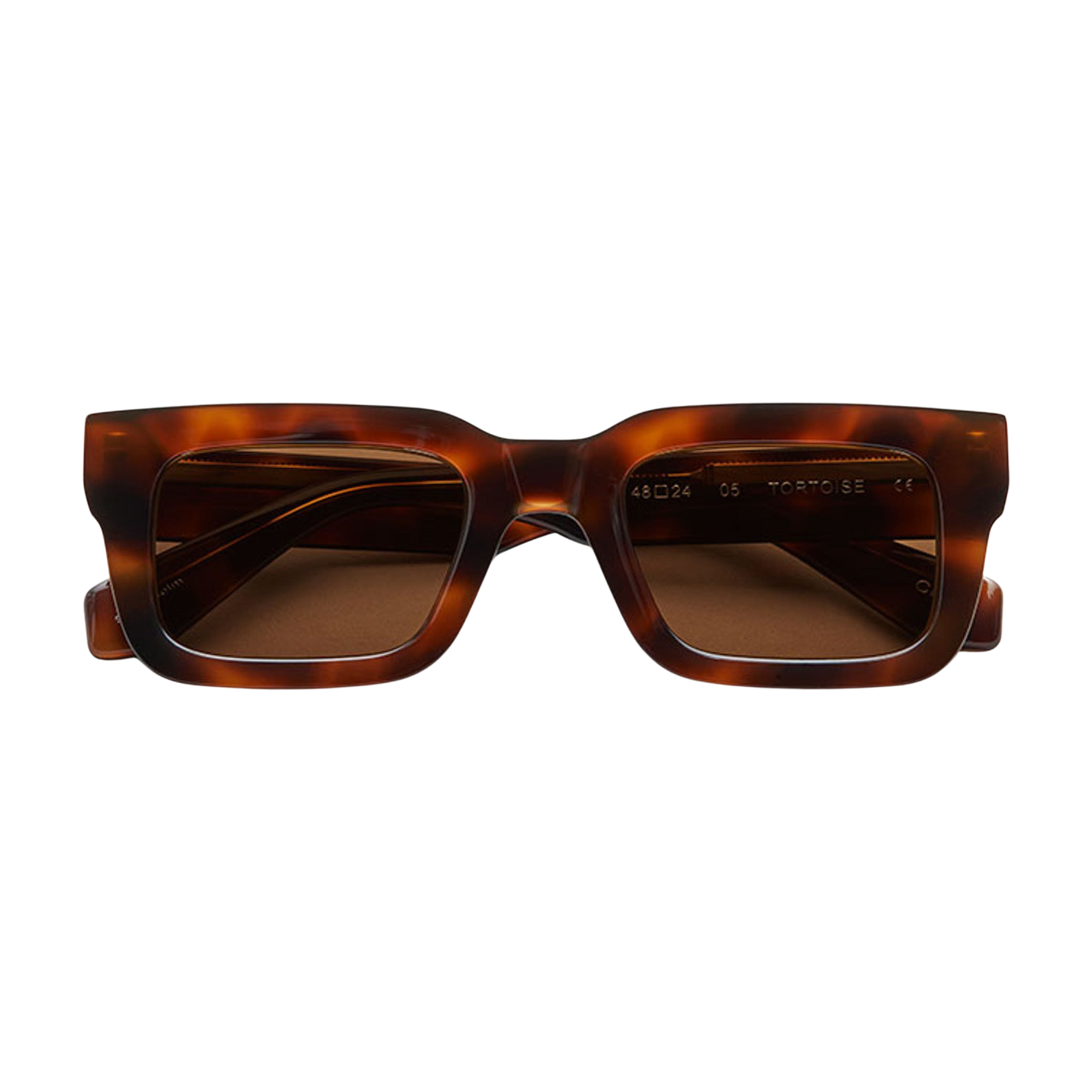 Model 05 Tortoise Brown Lenses Sunglasses 48mm