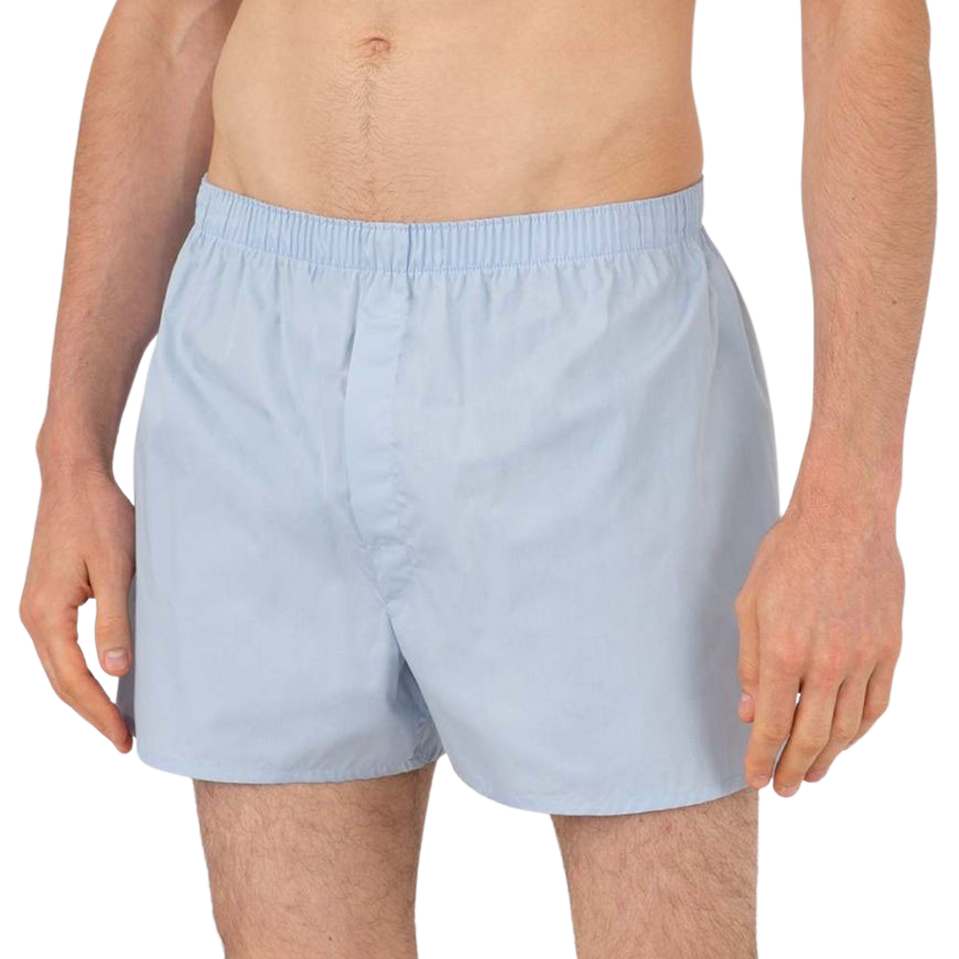Sunspel - Blue Cotton Boxer Shorts | Baltzar