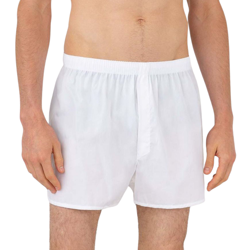 Sunspel - White Cotton Boxer Shorts | Baltzar