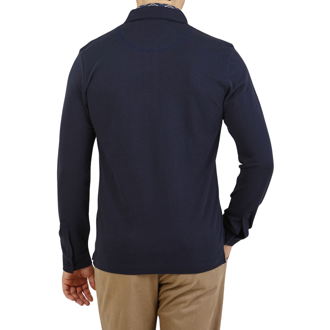 sunspel riviera polo shirt navy