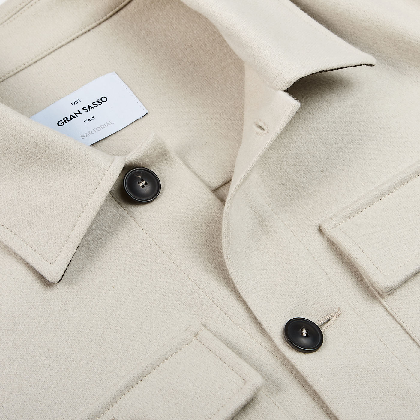 boiled wool shirt jacket