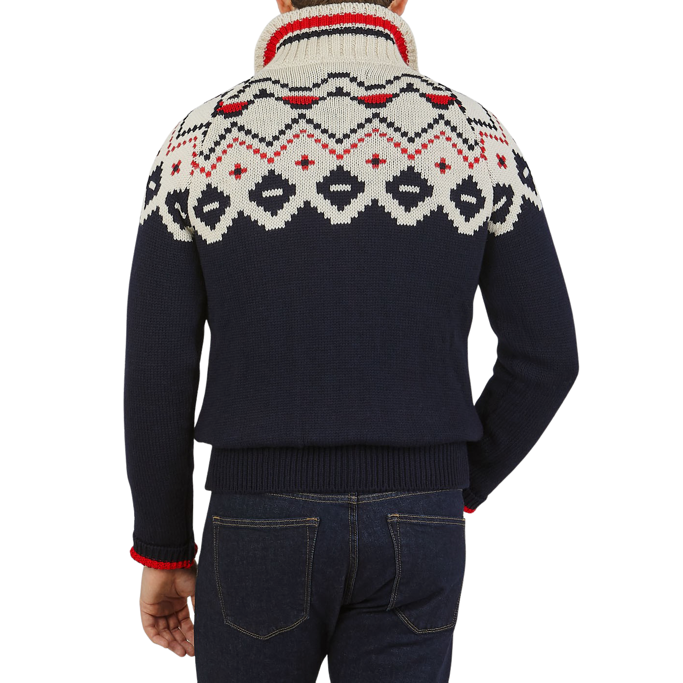 white merino wool sweater