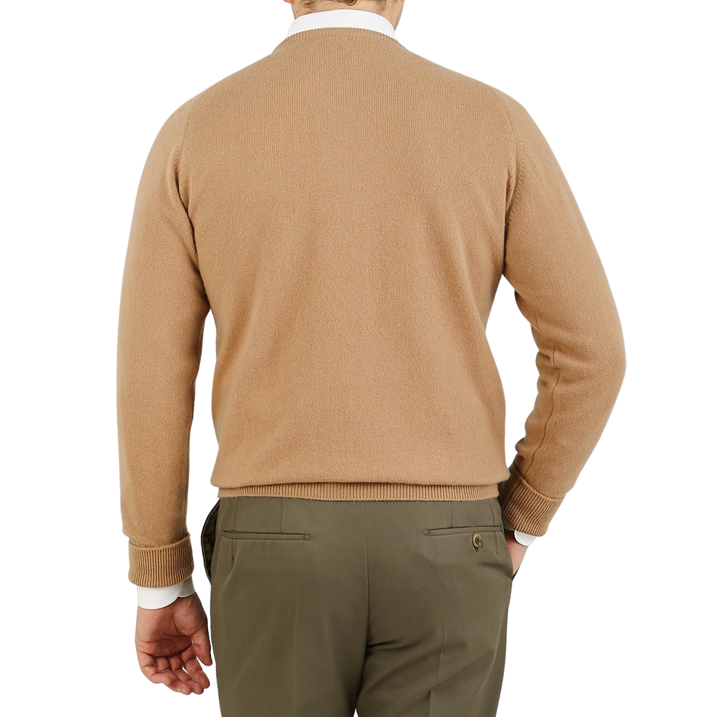 beige cashmere sweater