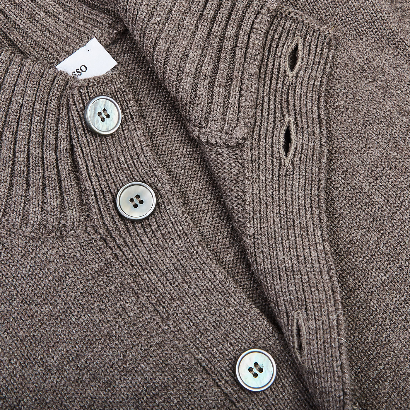 side button sweater
