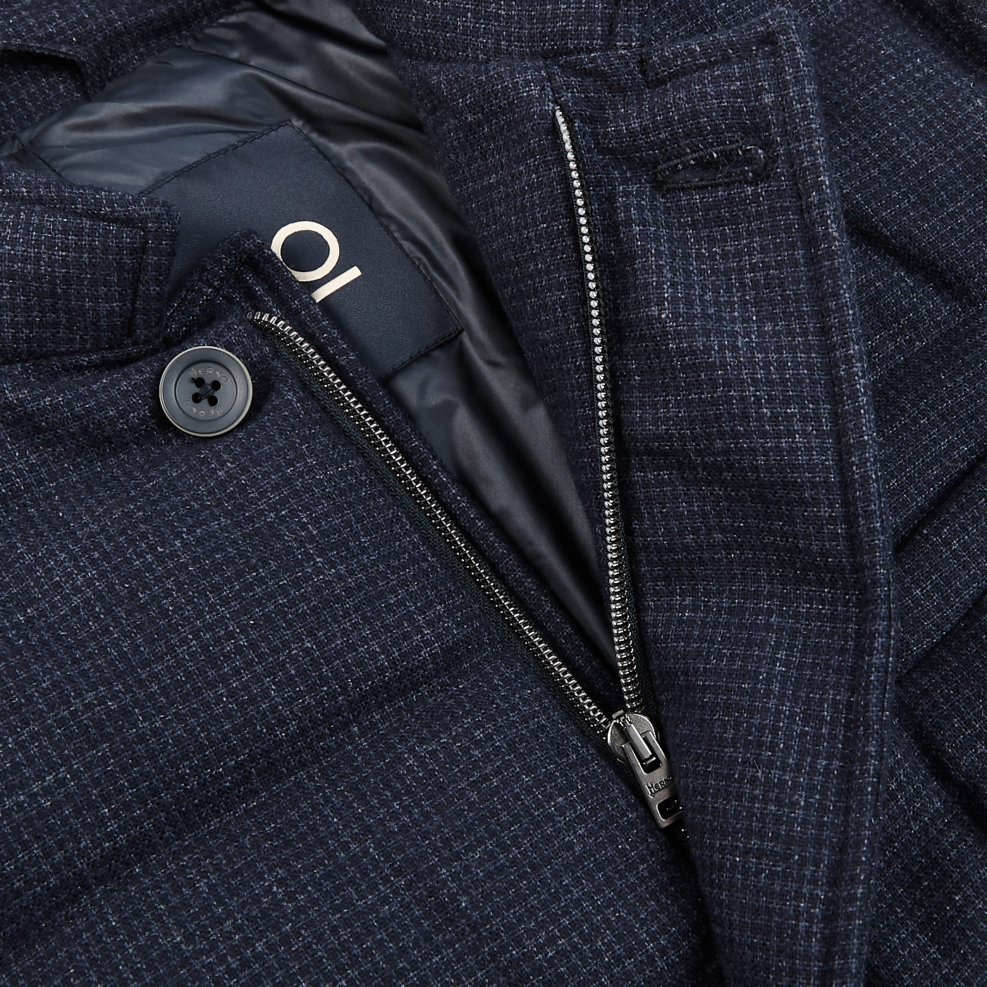 fleece and down jacket