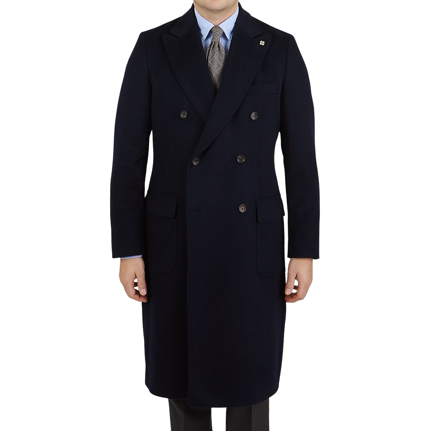 navy polo coat