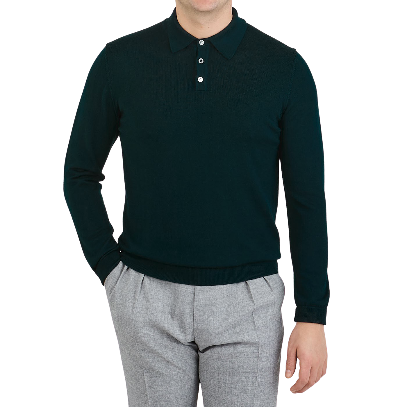 mens long sleeve polo shirts at kohl's